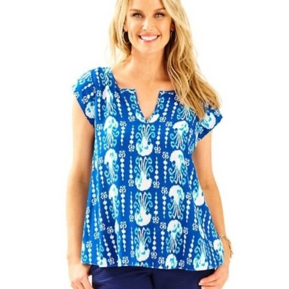 Lilly Pulitzer Shelley Top Sz XS - Picture 1 of 10